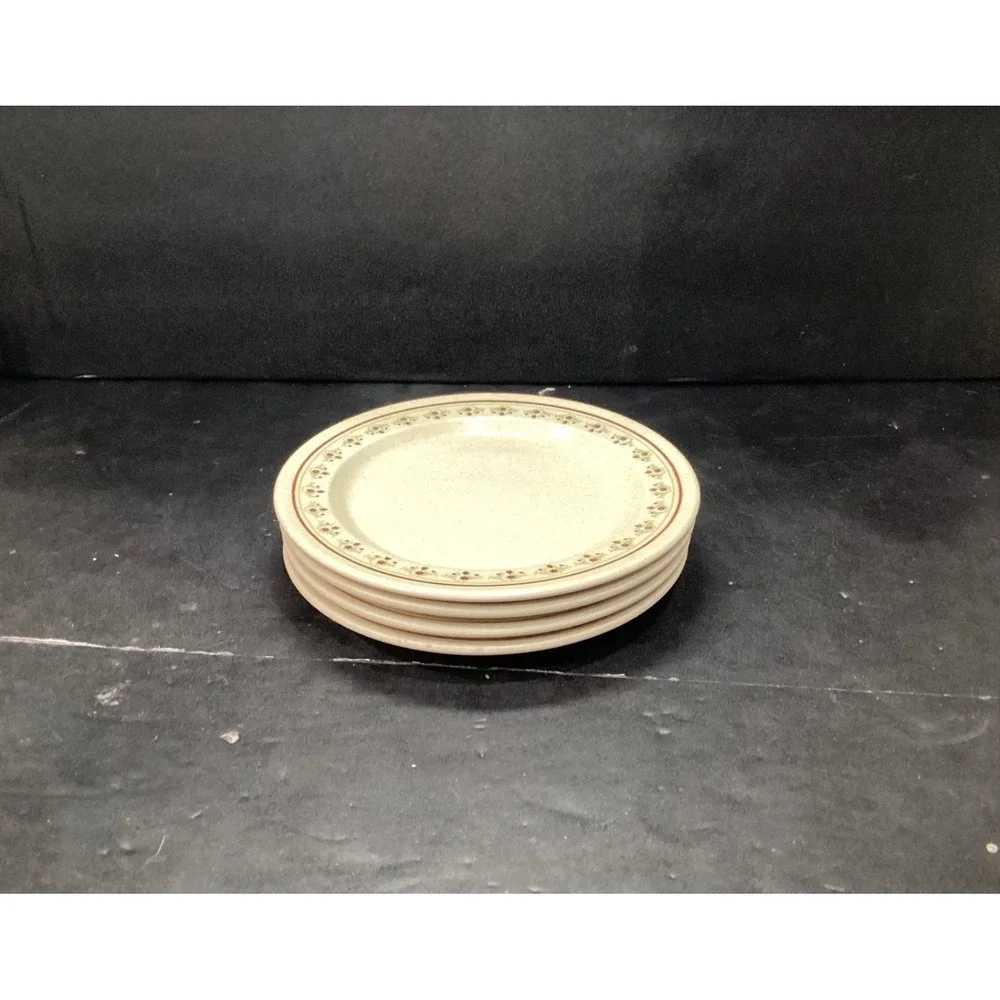 Anchor‎ Hocking Ironstone CHANTILLY Salad Plates USA 7.5